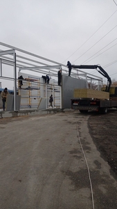 Монтаж сендвіч-панелей,  металоконструкцій,  профлист