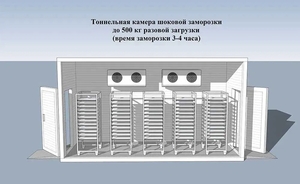 Шокова заморозка ( Установка піл ключ) Хлібо булочних виробів #1752763