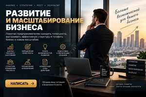 «Консультации по развитию и масштабированию действующего бизнеса» #1754376