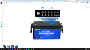 DC HOUSE ECO-LFP1215005,  акумулятор LiFePO4 12.8 В 150 А·год (1920 Вт·год),  Blue #1754627