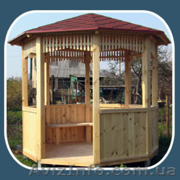 строительство беседок, саун, деревянных конструкций - <ro>Изображение</ro><ru>Изображение</ru> #3, <ru>Объявление</ru> #7739