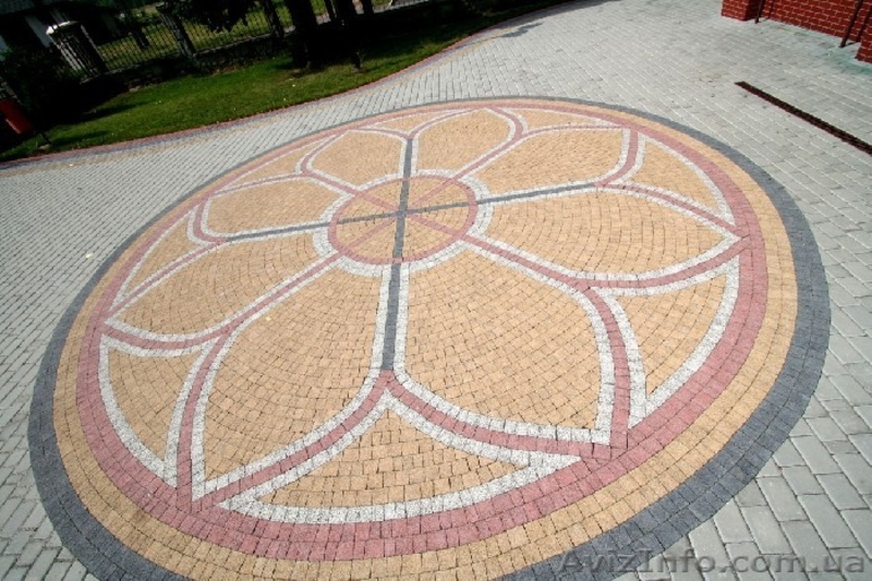 тротуарная плитка, гранитная брусчатка, укладка - <ro>Изображение</ro><ru>Изображение</ru> #2, <ru>Объявление</ru> #20833