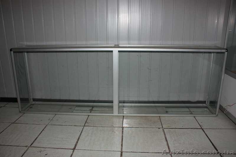Продам два стенда - витрины (алюминий каркас + стекло + замки) - <ro>Изображение</ro><ru>Изображение</ru> #1, <ru>Объявление</ru> #28820