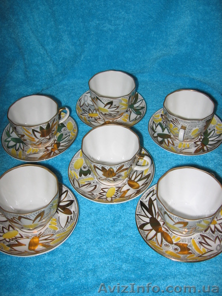 Набор кофейных чашек, ЛФЗ - <ro>Изображение</ro><ru>Изображение</ru> #1, <ru>Объявление</ru> #30986