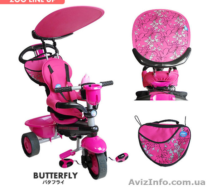 Трехколесный велосипед Smart Trike DeLuxe ZOO-Collection, Zoo-Collection Характе - <ro>Изображение</ro><ru>Изображение</ru> #1, <ru>Объявление</ru> #38580