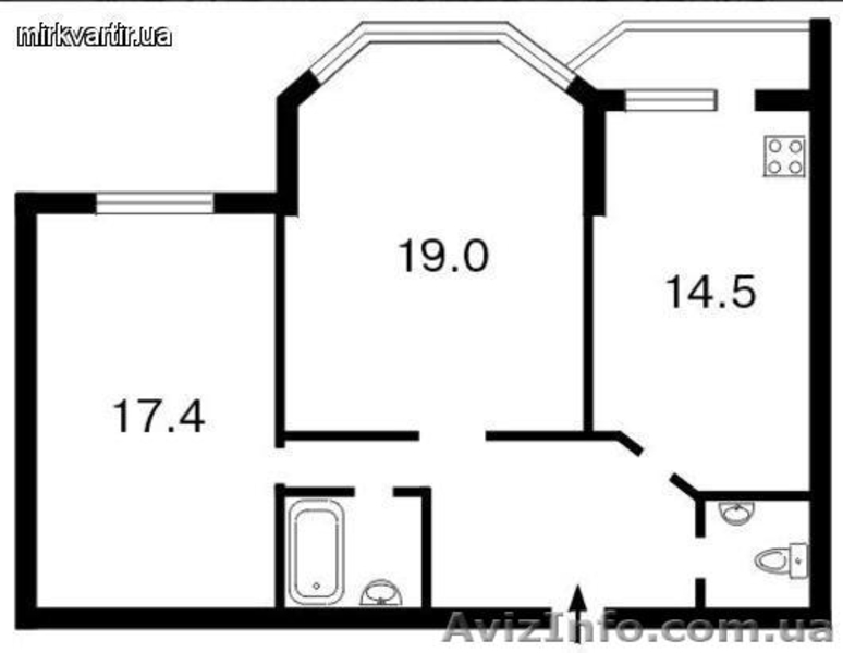 Срочно продам 2-к квартиру по просп. Григоренко 28 БЕЗ КОМІСІЇ.  - <ro>Изображение</ro><ru>Изображение</ru> #1, <ru>Объявление</ru> #84628