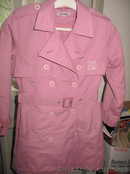  плащ (осень-весна)для девочки,рост 128-135см. - <ro>Изображение</ro><ru>Изображение</ru> #4, <ru>Объявление</ru> #84377