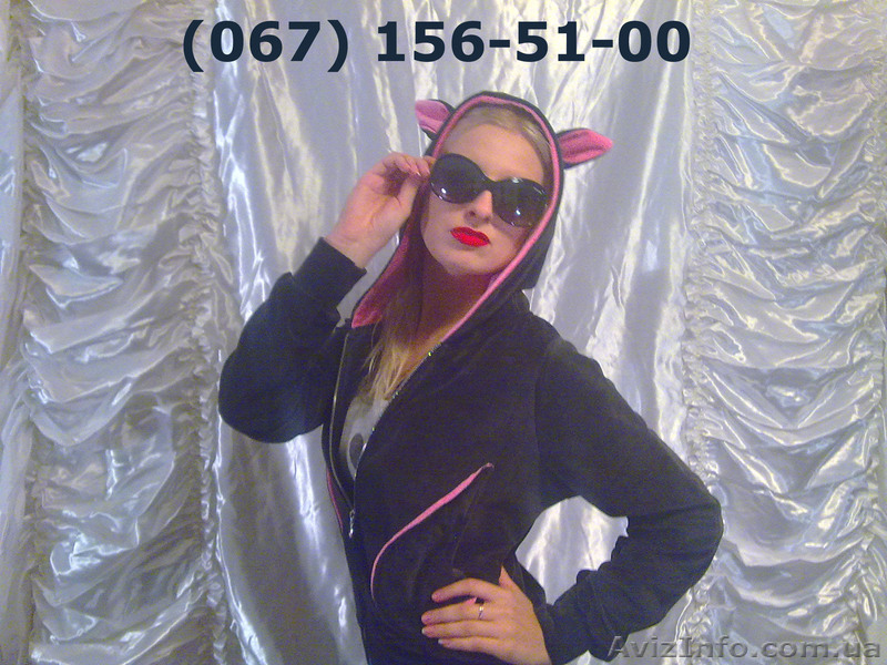 Шикарные велюровые костюмы с ушками панды, зайки и кошечки. Качество. - <ro>Изображение</ro><ru>Изображение</ru> #5, <ru>Объявление</ru> #118760