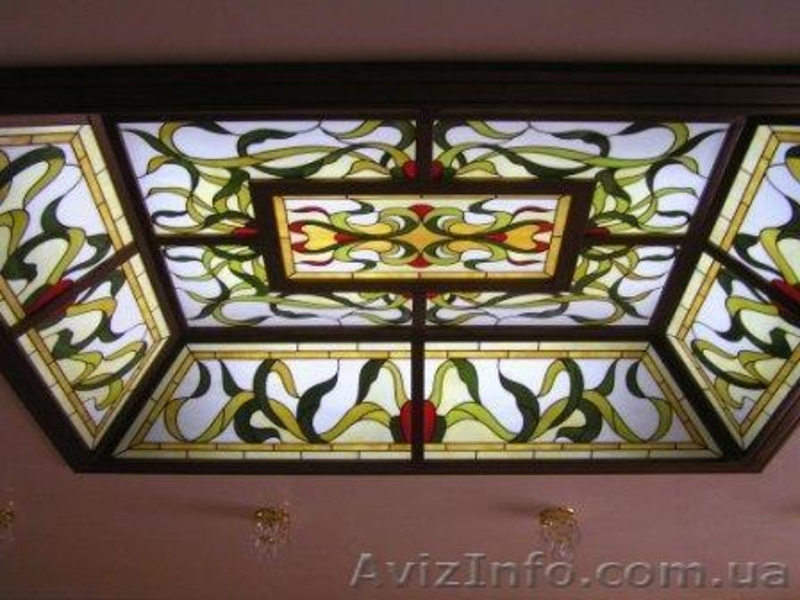 подвесные потолки с витражами в стиле Тиффани - <ro>Изображение</ro><ru>Изображение</ru> #4, <ru>Объявление</ru> #114156