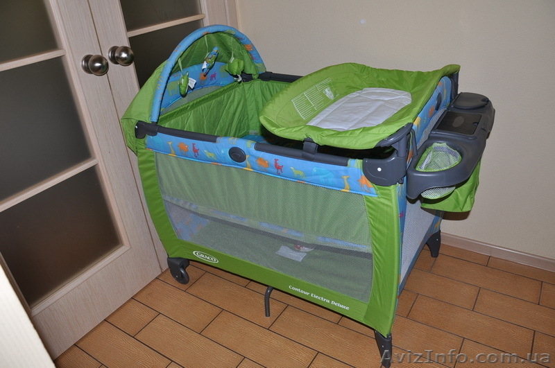 Продам Кроватку-манеж Graco Contour Electra Deluxe Gustav - <ro>Изображение</ro><ru>Изображение</ru> #1, <ru>Объявление</ru> #133330