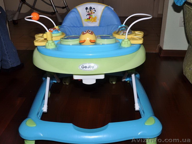 Продам Детские ходунки Geoby XB 20D Цвет D174 (голубой с зелёным) в отличном сос - <ro>Изображение</ro><ru>Изображение</ru> #1, <ru>Объявление</ru> #133331