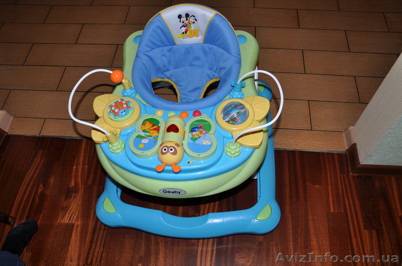 Продам Детские ходунки Geoby XB 20D Цвет D174 (голубой с зелёным) в отличном сос - <ro>Изображение</ro><ru>Изображение</ru> #2, <ru>Объявление</ru> #133331