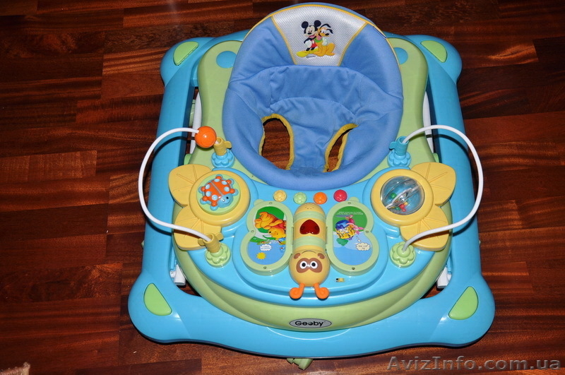 Продам Детские ходунки Geoby XB 20D Цвет D174 (голубой с зелёным) в отличном сос - <ro>Изображение</ro><ru>Изображение</ru> #3, <ru>Объявление</ru> #133331
