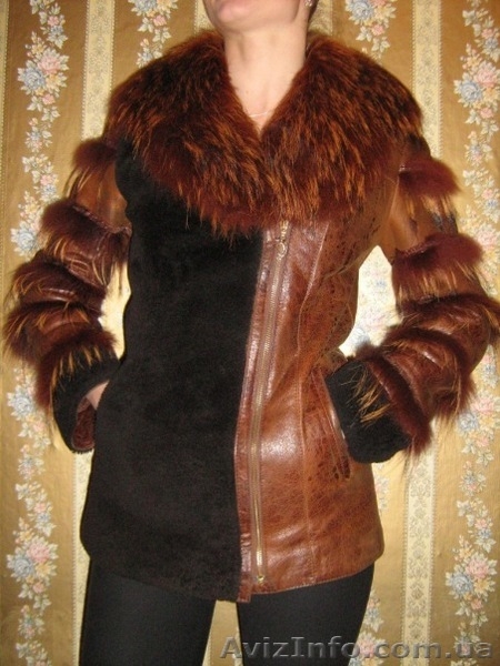 Дублёнка жен натур. б/у - <ro>Изображение</ro><ru>Изображение</ru> #1, <ru>Объявление</ru> #127307