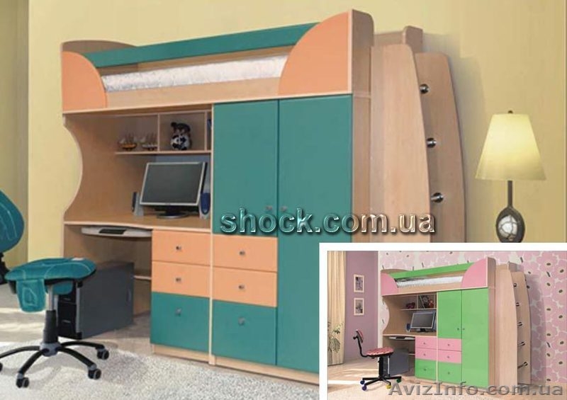 Детская спальня  Комби. - <ro>Изображение</ro><ru>Изображение</ru> #1, <ru>Объявление</ru> #127351