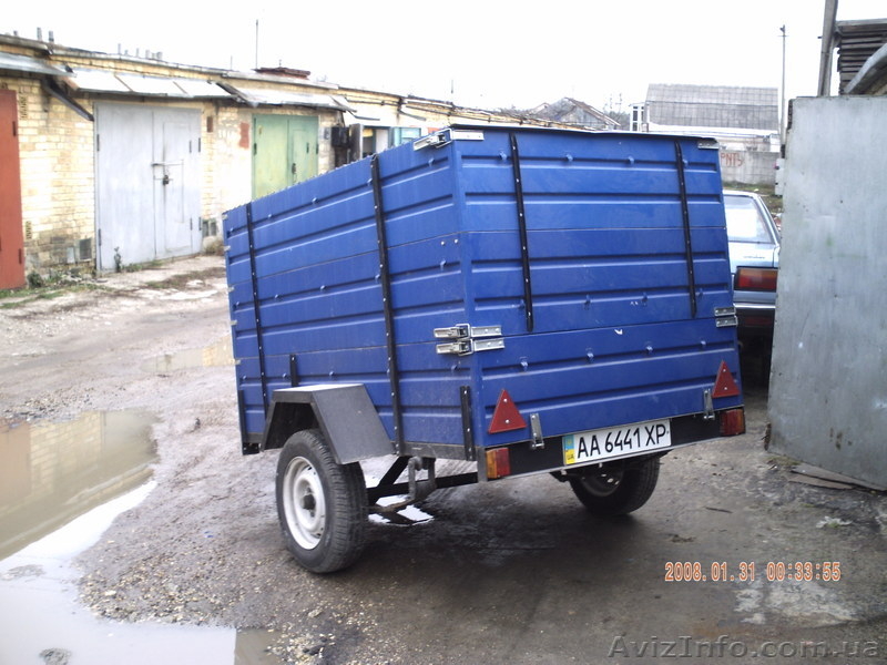 прицеп кмз кастом цельнометалический - <ro>Изображение</ro><ru>Изображение</ru> #3, <ru>Объявление</ru> #121660