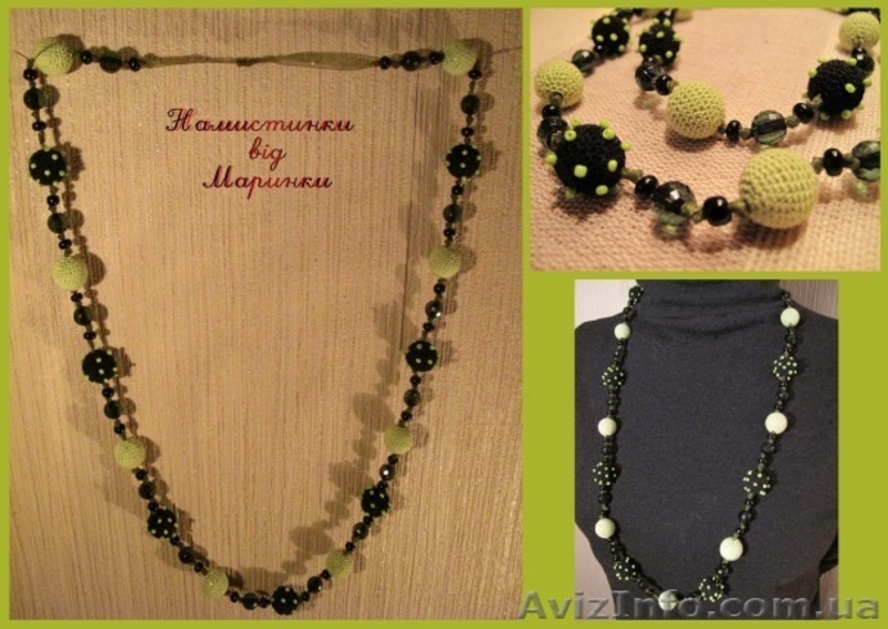 Вязаные бусы, серьги, Слингобусы - <ro>Изображение</ro><ru>Изображение</ru> #3, <ru>Объявление</ru> #122494