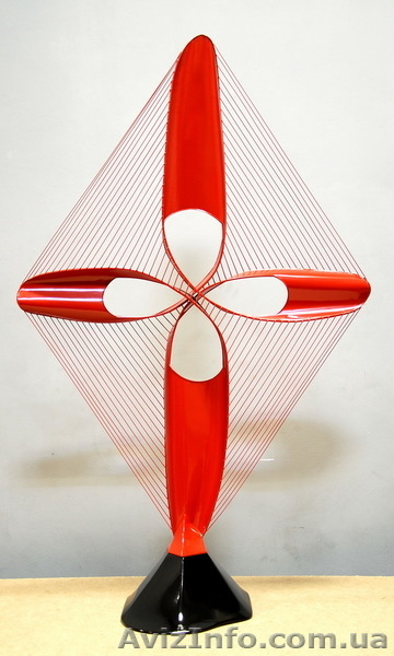 Скульптура из металла ’Красный цветок’ - авторская работа  - <ro>Изображение</ro><ru>Изображение</ru> #1, <ru>Объявление</ru> #156307