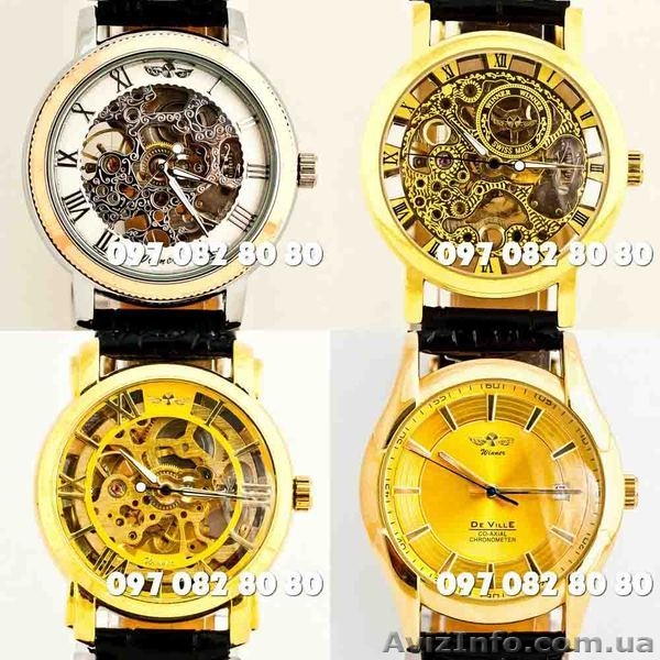 Механические часы Goer Winner skeleton мужские и женские. Ассортимент. - <ro>Изображение</ro><ru>Изображение</ru> #3, <ru>Объявление</ru> #147673