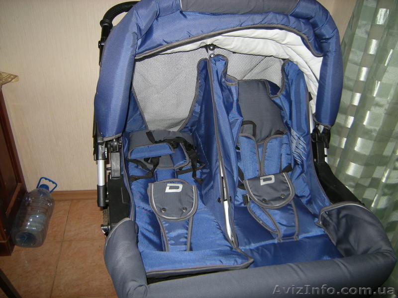 Коляска для двойни  - <ro>Изображение</ro><ru>Изображение</ru> #2, <ru>Объявление</ru> #155926