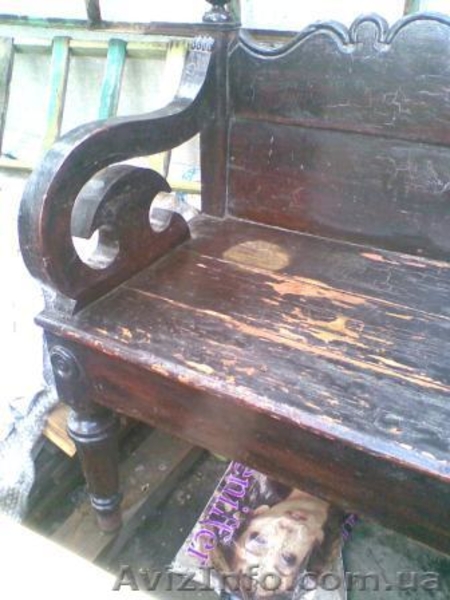 Старинная деревянная лавка - <ro>Изображение</ro><ru>Изображение</ru> #3, <ru>Объявление</ru> #141924