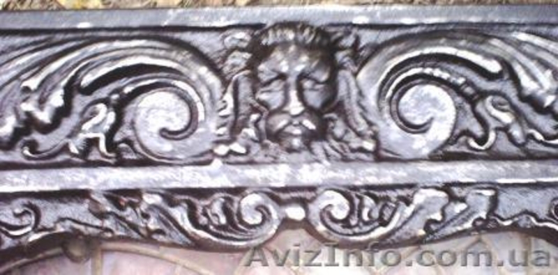 Старинное обрамление решетки  камина,  чугун,  литье, - <ro>Изображение</ro><ru>Изображение</ru> #2, <ru>Объявление</ru> #142424