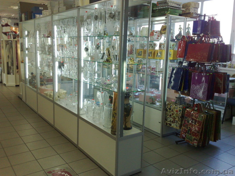 Стелажи алюминий+стекло. Высота 2м. - <ro>Изображение</ro><ru>Изображение</ru> #5, <ru>Объявление</ru> #110307