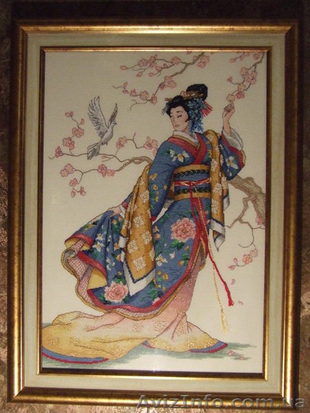 Вышитая картина "Восточная элегантность" - <ro>Изображение</ro><ru>Изображение</ru> #2, <ru>Объявление</ru> #162647