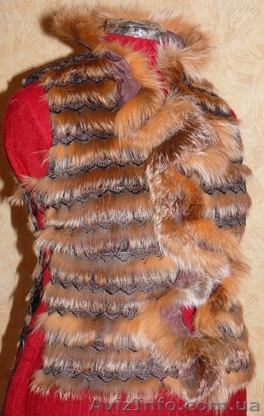 Дешево - Меховые Жилетки из меха натуральной лисы - <ro>Изображение</ro><ru>Изображение</ru> #5, <ru>Объявление</ru> #174276
