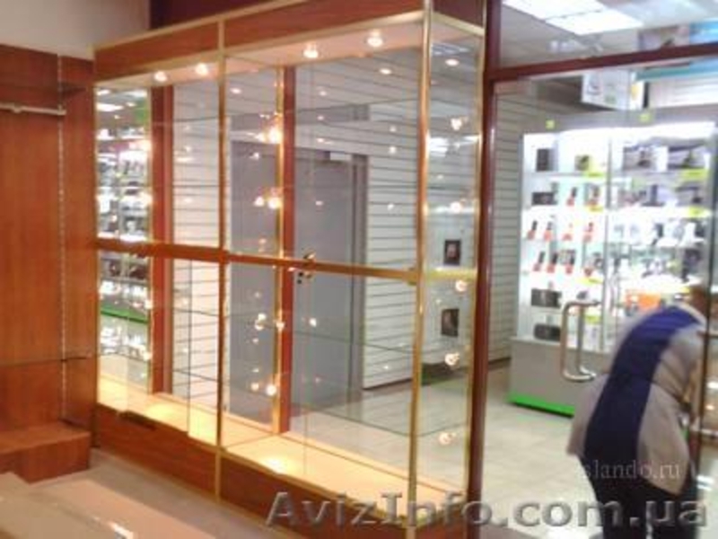 Торговое оборудование из стекла прилавки стеклянные, витрины стеклянные, полки с - <ro>Изображение</ro><ru>Изображение</ru> #2, <ru>Объявление</ru> #198859