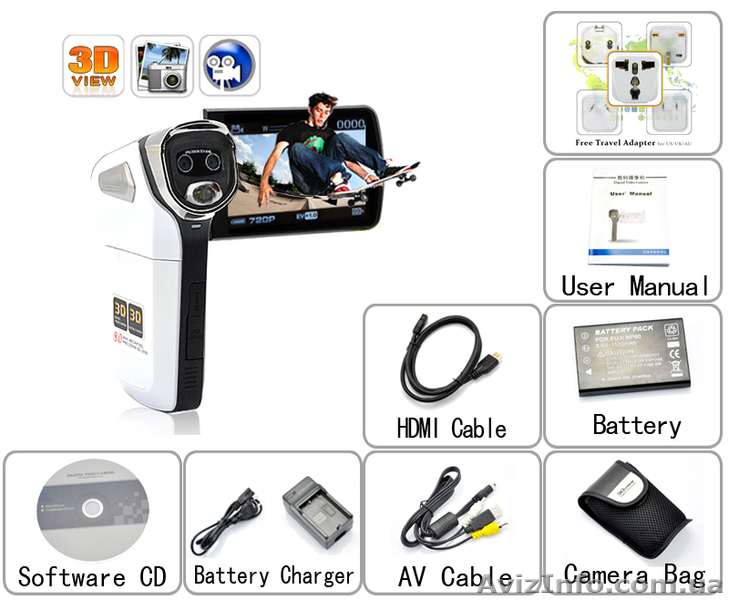 3D видеокамера, YouTube - возможность создать собственный 3D фильм!!! - <ro>Изображение</ro><ru>Изображение</ru> #6, <ru>Объявление</ru> #200806