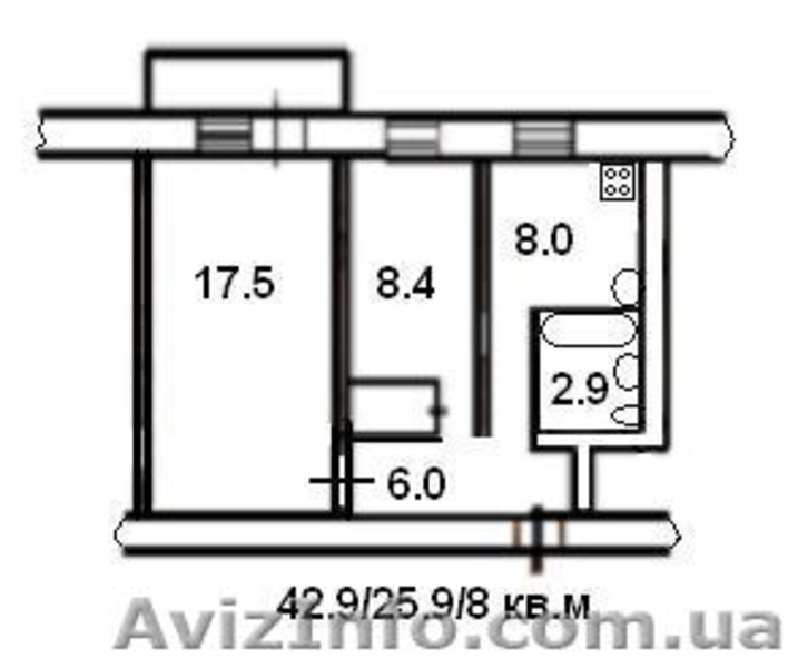 Продам 2комнатную квартиру возле Ботанического сада - <ro>Изображение</ro><ru>Изображение</ru> #2, <ru>Объявление</ru> #211271
