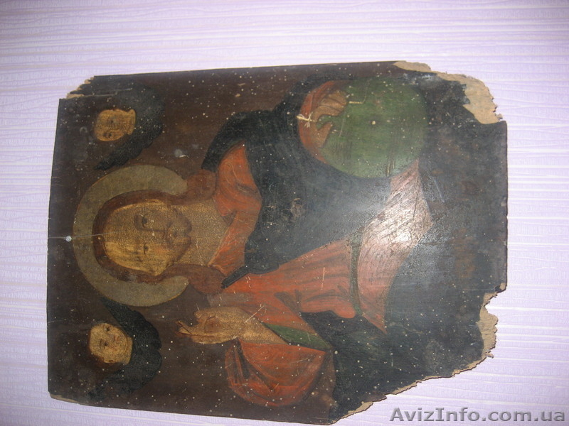 икона, роспись по дереву, старая - <ro>Изображение</ro><ru>Изображение</ru> #2, <ru>Объявление</ru> #237490