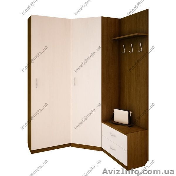  Прихожие економ от 1050 грн. Прихожие стандарт от 720 грн.Фасади ДСП. Комплекту - <ro>Изображение</ro><ru>Изображение</ru> #8, <ru>Объявление</ru> #223128
