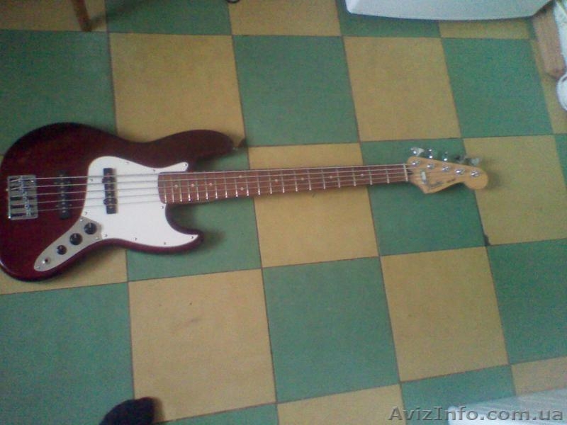 Бас гитара Fender Jazz Bass(5-ти струнный)пассив.(Mexico)(+Кейс)т.0677631193 - <ro>Изображение</ro><ru>Изображение</ru> #5, <ru>Объявление</ru> #256768