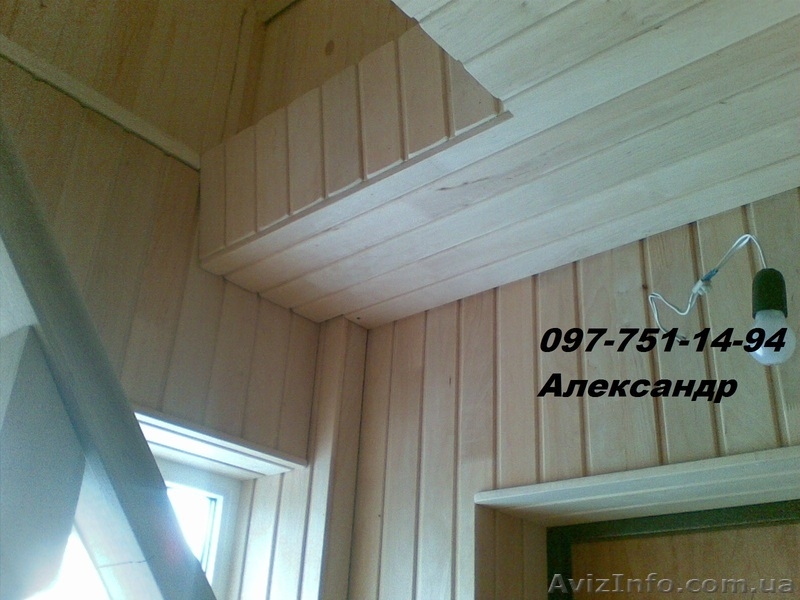 ОБШИВКА ВАГОНКОЙ.ОБШИВКА БАЛКОНОВ.ОБШИВКА ДЕРЕВОМ. - <ro>Изображение</ro><ru>Изображение</ru> #2, <ru>Объявление</ru> #314473