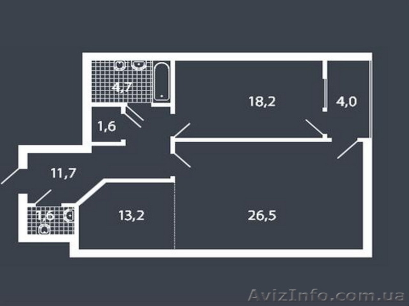 Новострой построенный, 2х комнатная квартира S 82 м2, Щорса - <ro>Изображение</ro><ru>Изображение</ru> #1, <ru>Объявление</ru> #333449