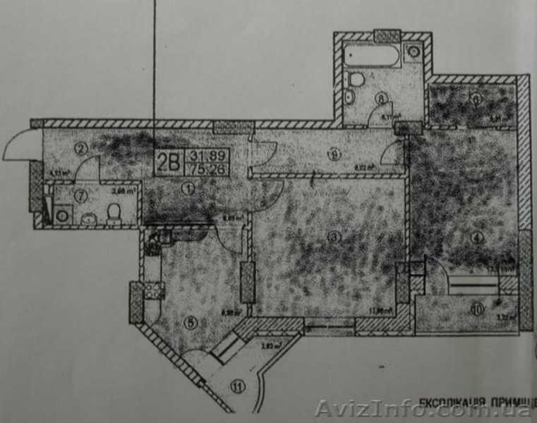  2х комнатная квартир c паркингомом S 75 м2 на  Серце.  - <ro>Изображение</ro><ru>Изображение</ru> #2, <ru>Объявление</ru> #333445