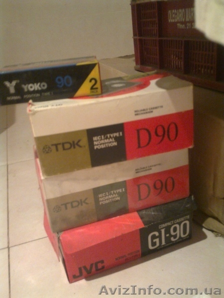 Аудио кассета.90 мин.TDK.JVC.MAXELL.FUJI.YOKO. - <ro>Изображение</ro><ru>Изображение</ru> #2, <ru>Объявление</ru> #336032