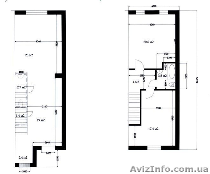 3 - ех комнатная квартира в Боярке,в ТаунХаусе ! 71 500 у.е =125 кв.м. - <ro>Изображение</ro><ru>Изображение</ru> #2, <ru>Объявление</ru> #158628