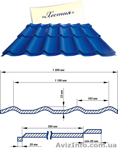 МЕТАЛОЧЕРЕПИЦА - ПРФНАСТИЛ - ВОДОСТОК -САЙДИНГ - ОТ ЗАВОДА ПРОИЗВОДИТЕЛЯ. - <ro>Изображение</ro><ru>Изображение</ru> #1, <ru>Объявление</ru> #388437