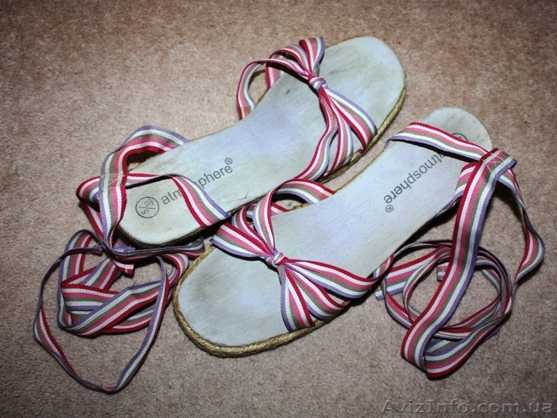 Босоножки (39) на танкетке, ткань, Atmosphere - <ro>Изображение</ro><ru>Изображение</ru> #4, <ru>Объявление</ru> #398572