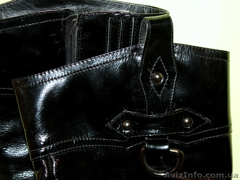 Сапоги (40) деми, кожа лак - <ro>Изображение</ro><ru>Изображение</ru> #2, <ru>Объявление</ru> #398567