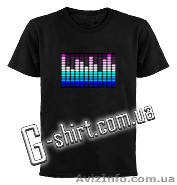 Футболка с активным эквалайзером G-Shirt - <ro>Изображение</ro><ru>Изображение</ru> #1, <ru>Объявление</ru> #441437