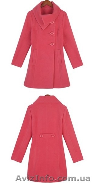 Малиновое пальто (в наличии) - <ro>Изображение</ro><ru>Изображение</ru> #2, <ru>Объявление</ru> #450608