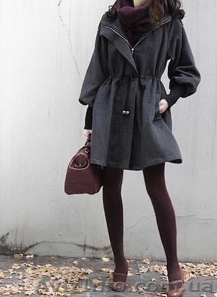 Серое пальто (в наличии) - <ro>Изображение</ro><ru>Изображение</ru> #1, <ru>Объявление</ru> #450607