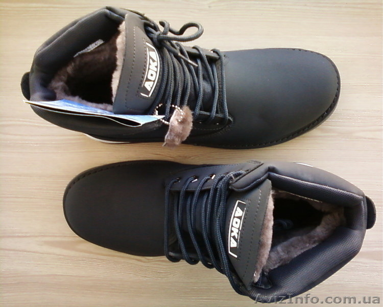 Ботинки зимние мужские кожа цигейка - <ro>Изображение</ro><ru>Изображение</ru> #4, <ru>Объявление</ru> #435605