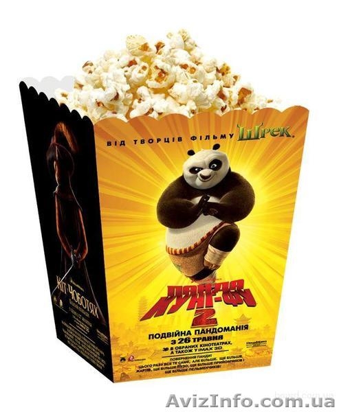 Бумажная упаковка для попкорна (картонные коробочки) - <ro>Изображение</ro><ru>Изображение</ru> #1, <ru>Объявление</ru> #460516