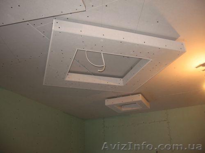 Монтаж  гипсокартонных конструкций, шпатлёвка, малярные работы.Киев цена. - <ro>Изображение</ro><ru>Изображение</ru> #2, <ru>Объявление</ru> #472562