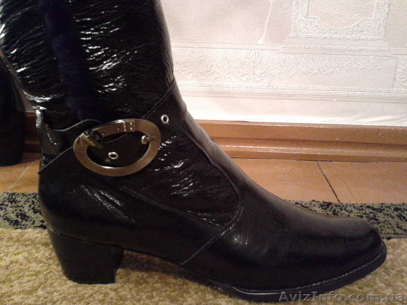 Сапоги зимние кожанные на меху натуральном 43 размер - <ro>Изображение</ro><ru>Изображение</ru> #2, <ru>Объявление</ru> #481193